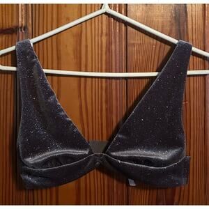 Victoria’s Secret women’s bralette sparkly shiny gray size medium